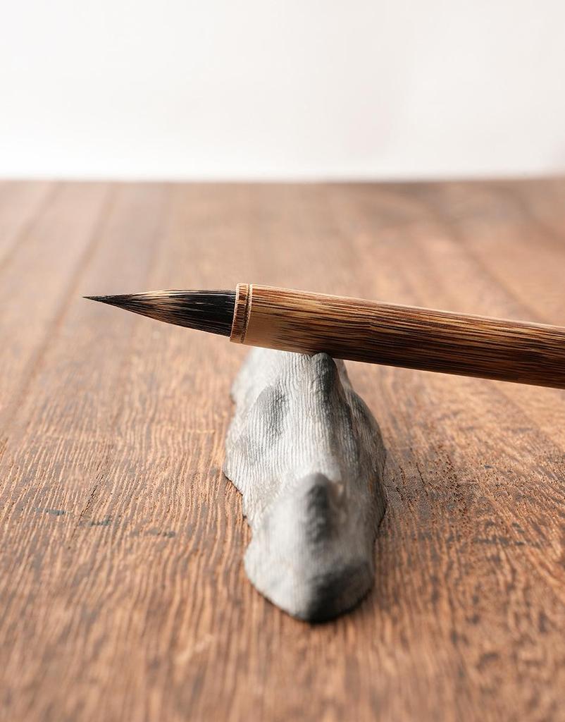 Zhao Mengfu Purple Rabbit Hair Calligraphy Brush – Professional Small Seal Script for Beginners