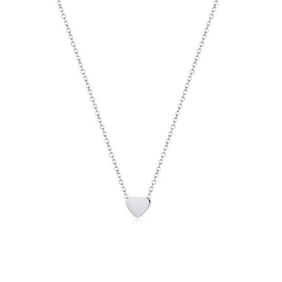 Модное изысканное сердце, простое тонкое женское ожерелье на ключице, модные украшения