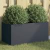 VidaXL Jardinière, Flower Box, Plant Pot, Flower Box, Raised Garden Planter for Patio Terrace, Anthracite 841591