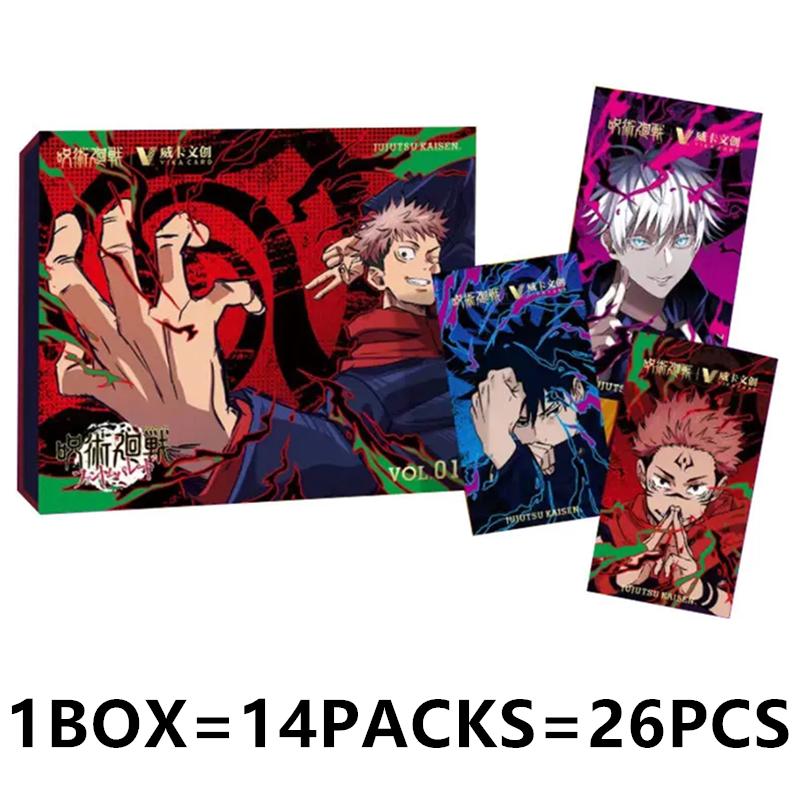 Jujutsu Kaisen Card Warlock Cards Gojo Satoru Fushiguro Megumi Itadori Yuji Cards Anime Peripheral Collection Cards Toy Gift