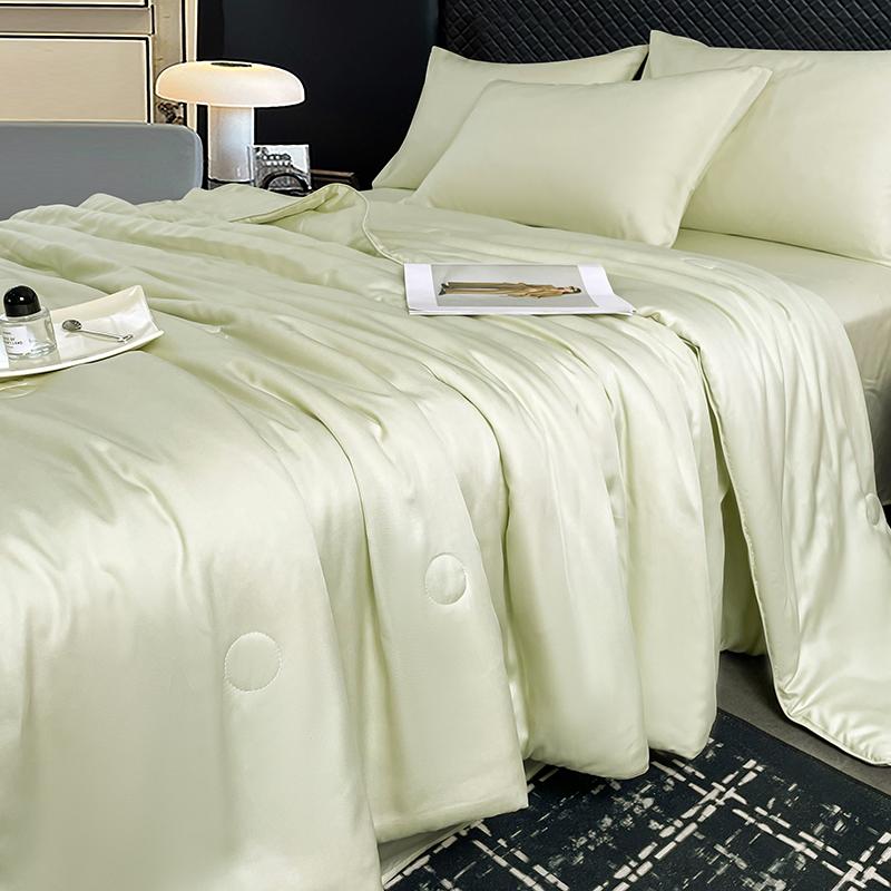 Miange 100% Lyocell Tencel Summer Quilt Silkworm Pupa Protein Summer Quilt