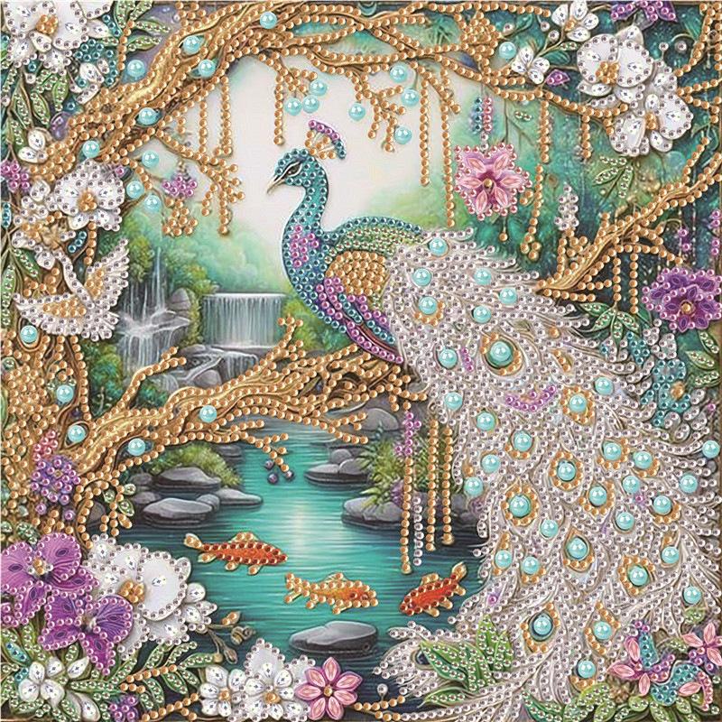 5D Abnormal Diamond Painting Set Kitten DIY Diamond Decorative Painting