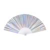 1PC Hand Rave Fan Large Music Festival Fan Gifts Folding Fan Colorful Foldable Fan 33cm