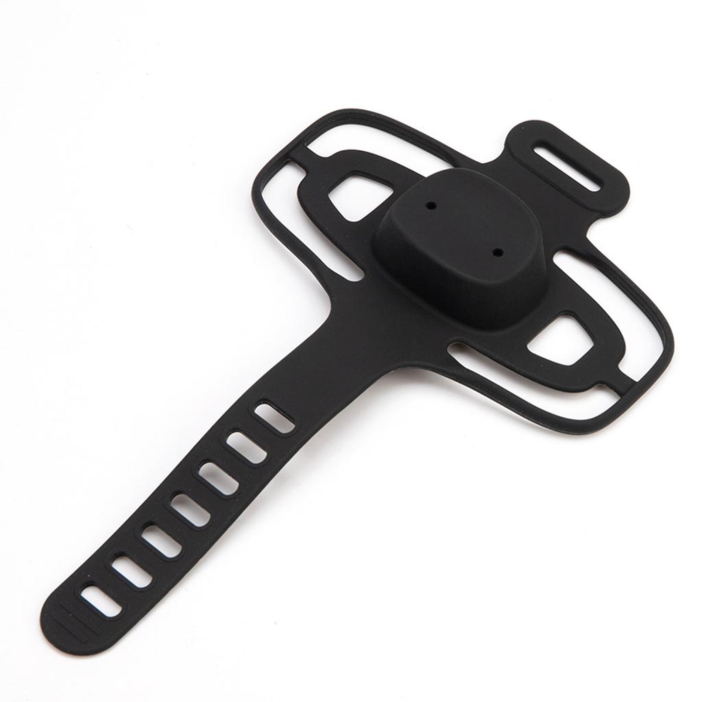 Silicone Bike Phone Mount with Adjustable Strap Shockproof Stable Smartphones Holder Universal Compatibility Black