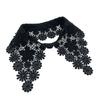 Lace Fake Collar Tie Women White Hollow Detachable Collar Lapel Shirt Blouse Top False Collar Woman Necklace Clothes Accessory