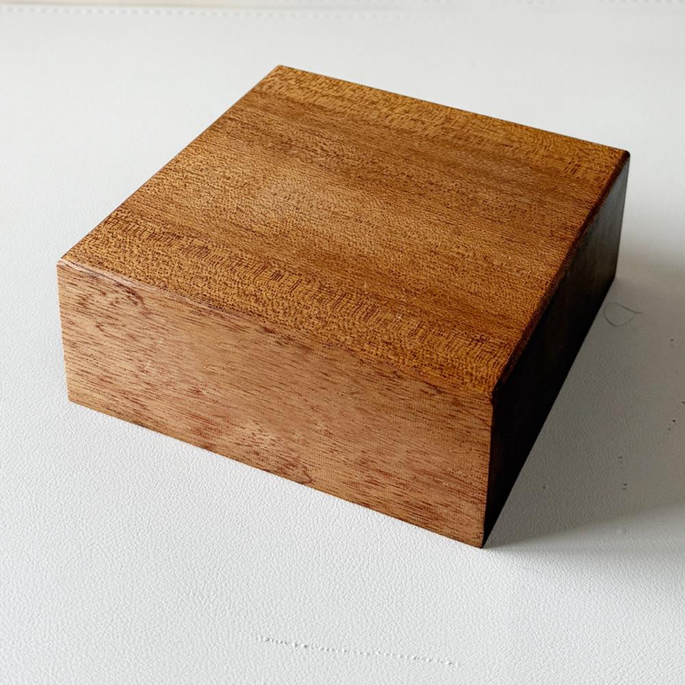 Эбеновое дерево Массив дерева DIY Основание Легкая деревянная подставка для демонстрации Модели автомобилей Куклы Домашний декор