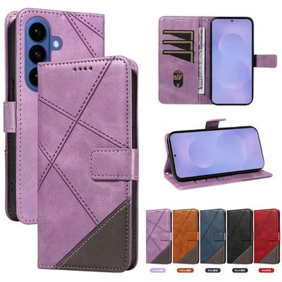 Кошелек, безопасный для кожи, кожаный чехол для телефона для Samsung Galaxy S26 S25 Edge S24 S23 S22 S21 S20 Ultra FE S10 Plus S10E