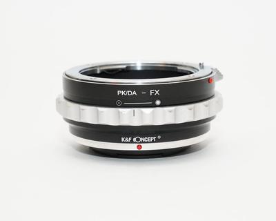 КОНЦЕПТ Объектив Pentax K DA Адаптер крепления Fuji X FX Диафрагма Ткань для объектива в комплекте K&F PK/DA - Регулируемый! da-fx (КФФХ)
