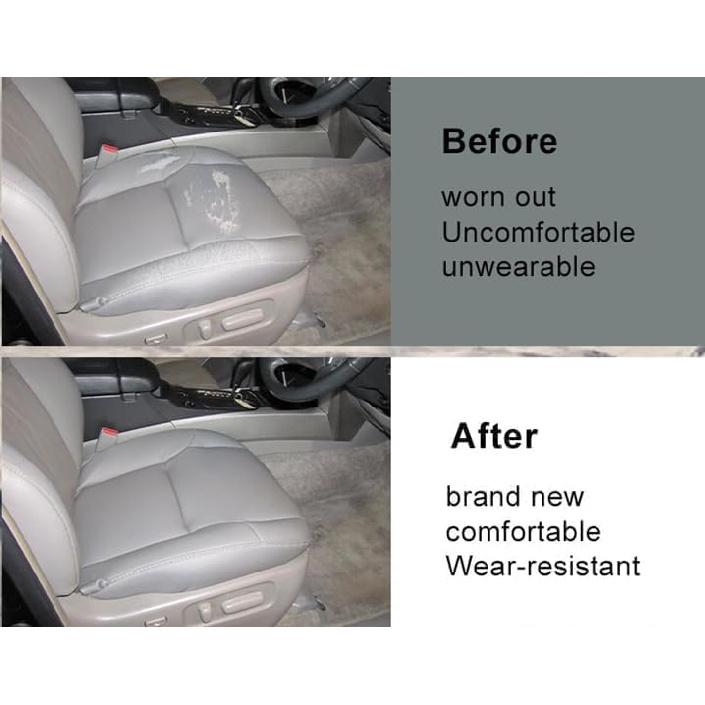 GXARTS Средне-серый Нижний Чехол Сиденья Водителя из Кожи Замена #LB12 или FA12 Совместим с Toyota 4Runner Limited 2003 2004 2005 2006 2007