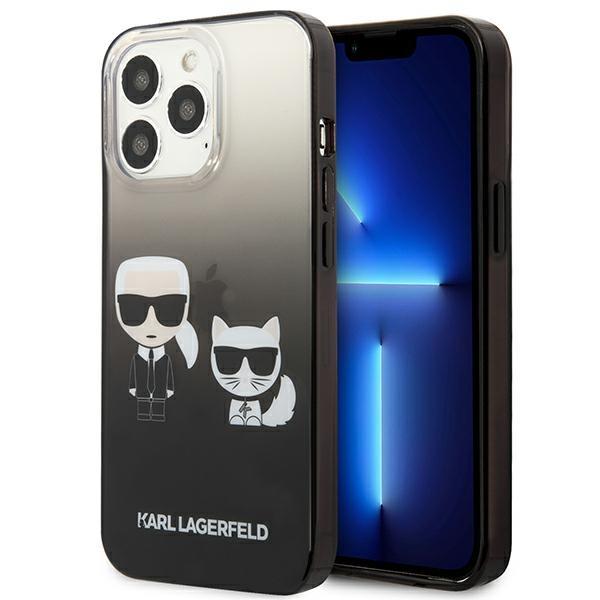Etui do iPhone 13 Pro Karl Lagerfeld Gradient Ikonik Czarne