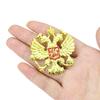 Брошь с изображением орла из сплава, герб России, нагрудные булавки, военный значок, корсаж, ювелирные изделия, броши для женщин и мужчин, аксессуары для одежды