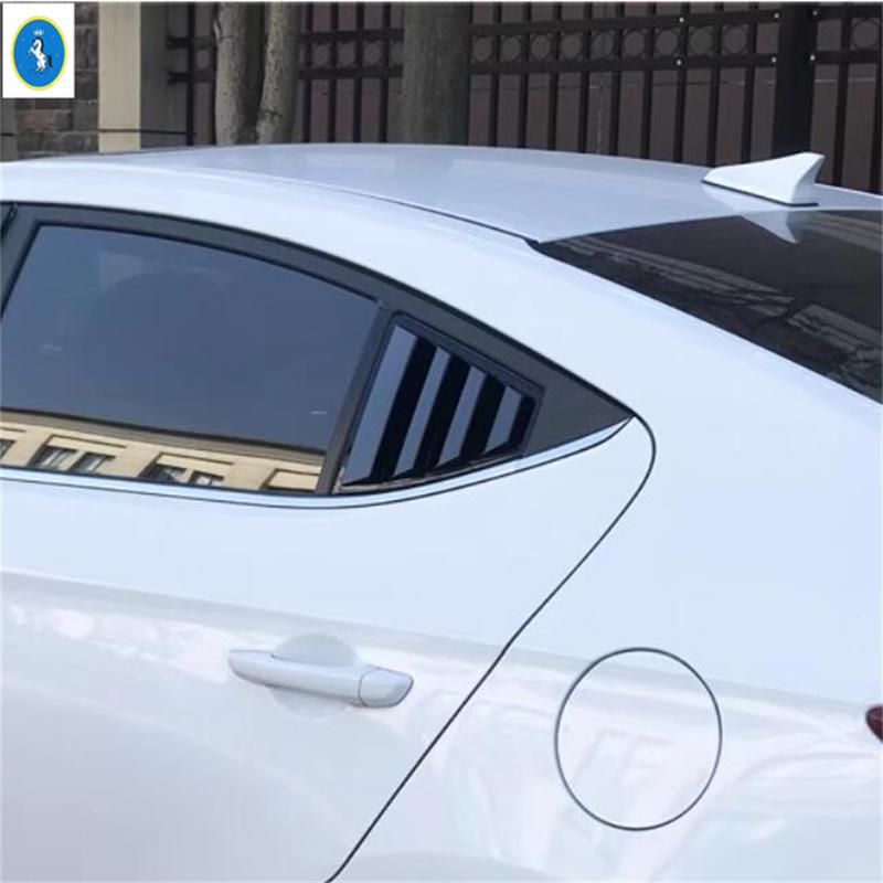 For Hyundai Elantra Avante 2016- 2018 ABS Matte Car Window Glass Lifting Button Switch Panel Decor Sticker Accessories