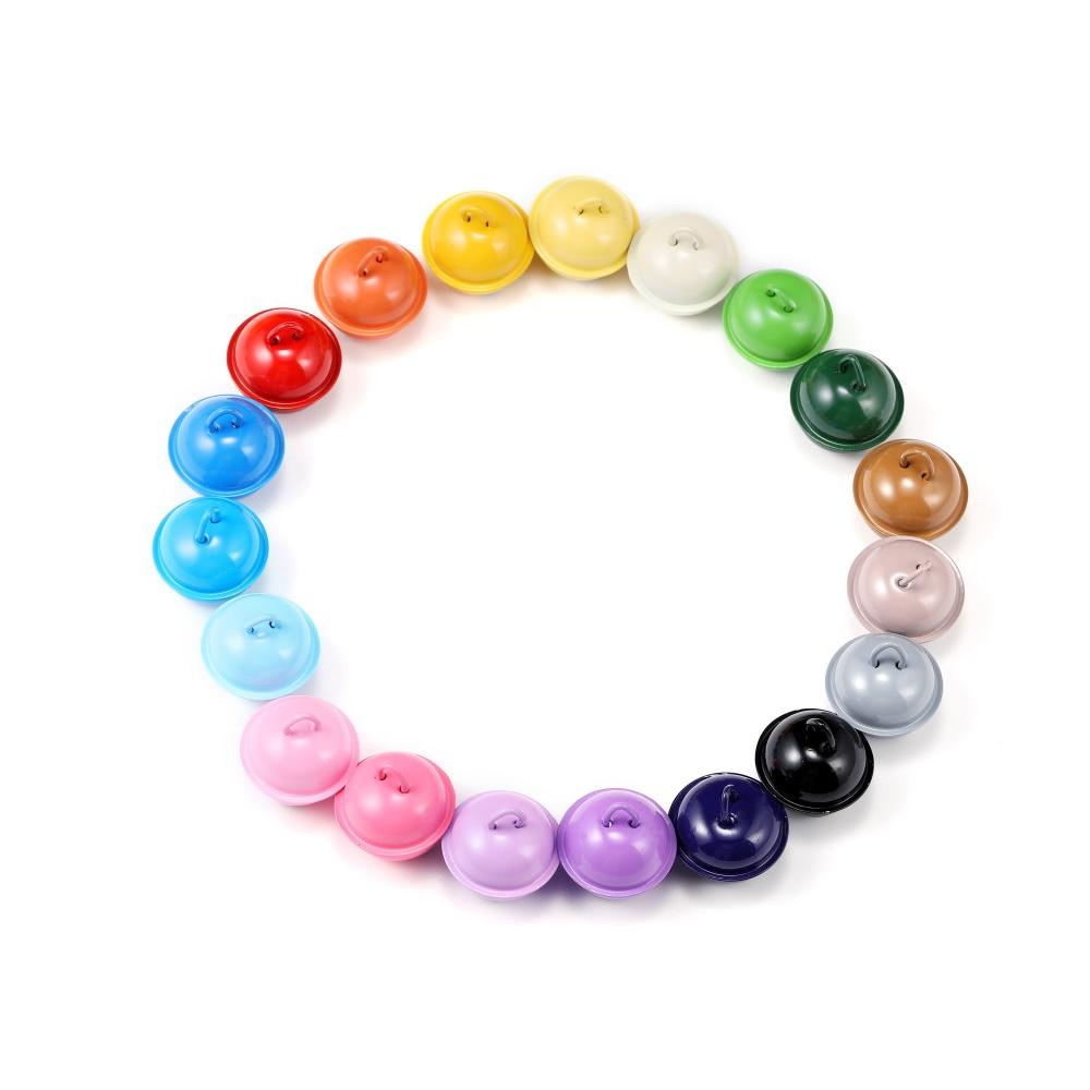 6Pcs Jingle Bells Aluminum Loose Beads Christmas Jingle Bell Pet Charm Bell Festival Party Decoration For DIY Making Supplies