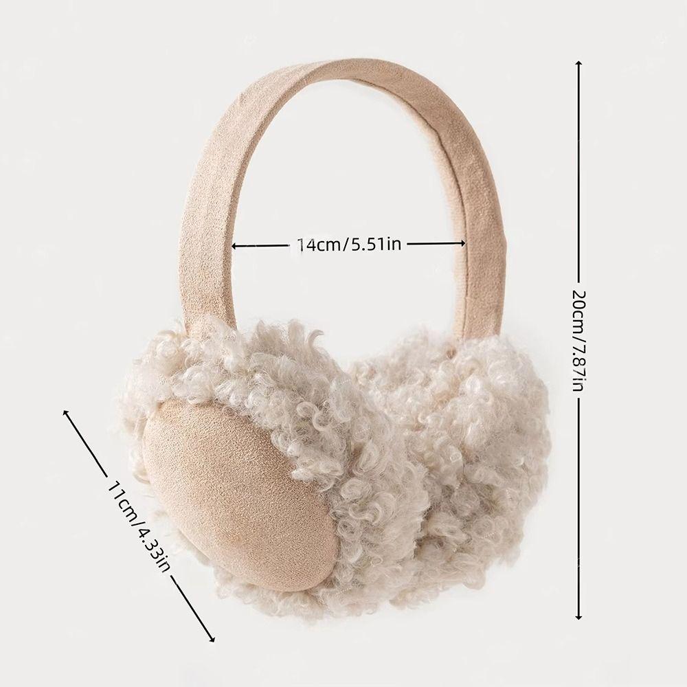 Warm Earmuffs Antifreeze Plush Ear Warmer Soft Ear Muffs Winter Outdoor Cycling
