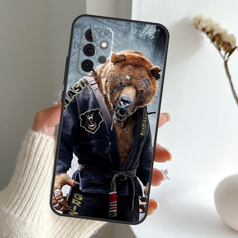 Чехол для Samsung Galaxy A34 A54 A14 A15 A35 A55 A16 A26 A36 A56 A52 A12 A32 A13 A33 A53 A17 с рисунком Дзюдо джиу-джитсу BJJ Бразильское