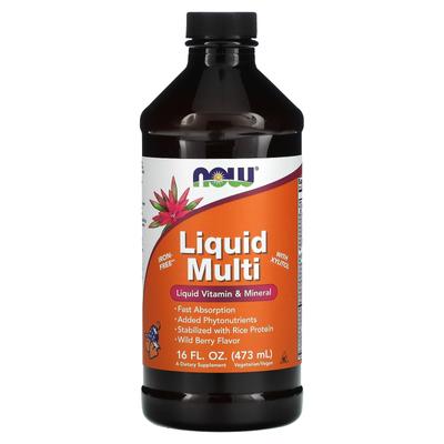 Liquid Multi, со вкусом лесных ягод, 16 жидких унций (473 мл)