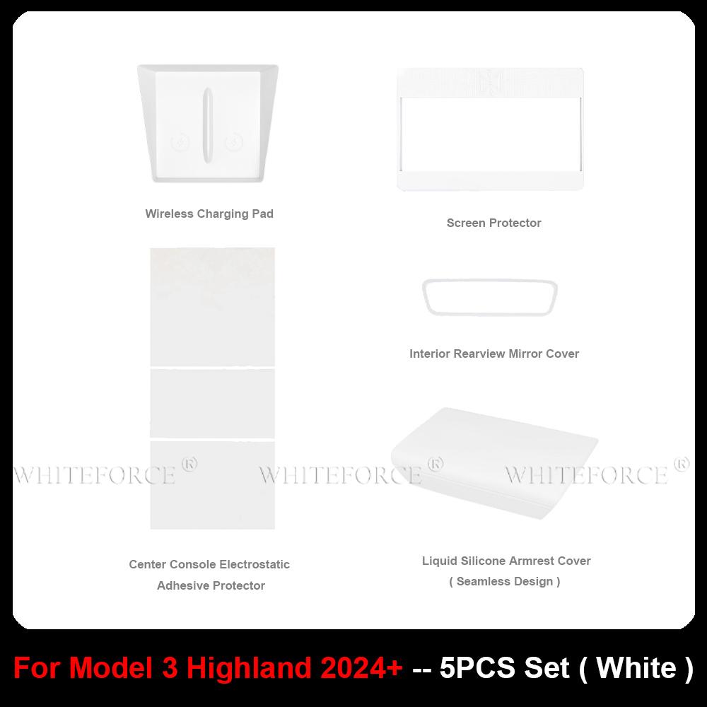 For Tesla Model Y Juniper 2025 Car Center Console Armrest Box Cover Liquid Silicone Mat Model 3 Highland Armrest Pad Soft Case