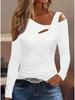 Women's New Casual  Long Sleeve Top  T Shirt  Blouse Female
