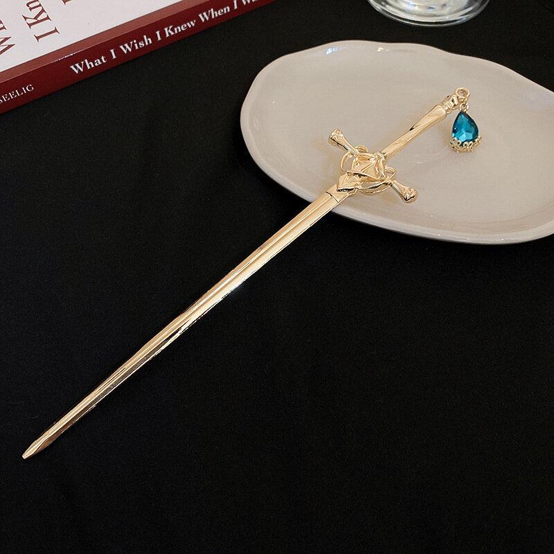 Палочки для волос, винтажные для женщин и девочек, сделай сам, простая прическа в китайском стиле, дизайн, держатель для хвоста, аксессуары для волос, ювелирные изделия