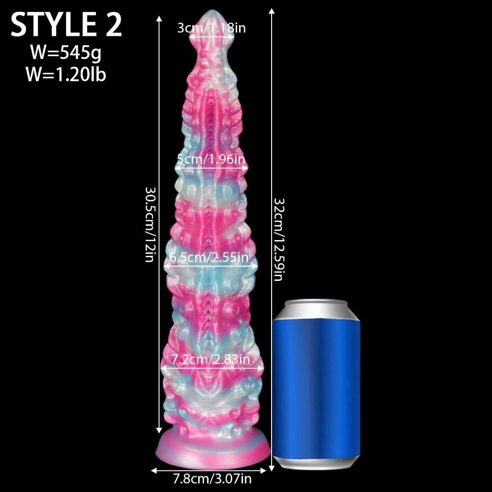 Liquid Silicone Octopus Tentacle Anal Plug Flexible Dildo Adult Sex Toy