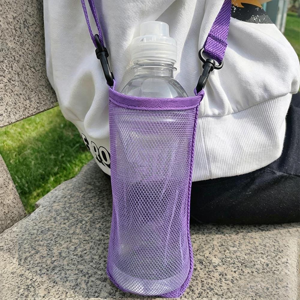Unisex Protective Cover Mesh Bag Useful Sport Water Bottle Cover New Water Cup Hanging Bag