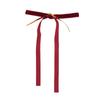 Christmas Bows Christmas Tree Ornaments for Wreaths Velvet Ribbon Bows for Indoor Outdoor Party Decorations