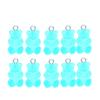 10pcs Resin Candy Color Bear Charms Pendant Beads for Necklace Bracelet Jewelry Making