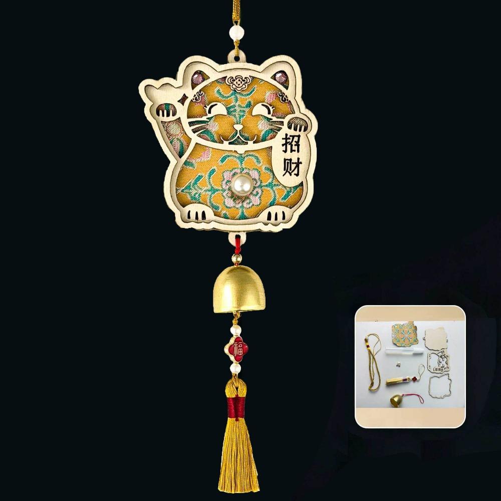 Traditional Song Jin Wind Chime Material Kit Pearl Wind Chime Material Set Backpack Decoration