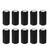 X AUTOHAUX Силиконовая заглушка для шланга Заглушка конца трубки вакуумного шланга впуска для автомобиля Черный 8 мм внутренний диаметр 10 шт.