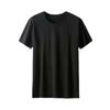 Men's Summer Mesh Ice Silk Quick-Dry Short-Sleeve Round Neck T-Shirt - Breathable, Loose Fit, Plus Size Sports Top