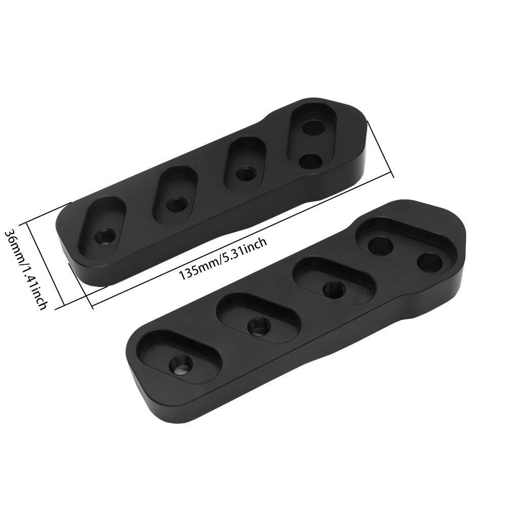 For 20-23 Can-Am Spyder Roadster RT LTD SE6 Passenger Foot-rest Relocate Adapter