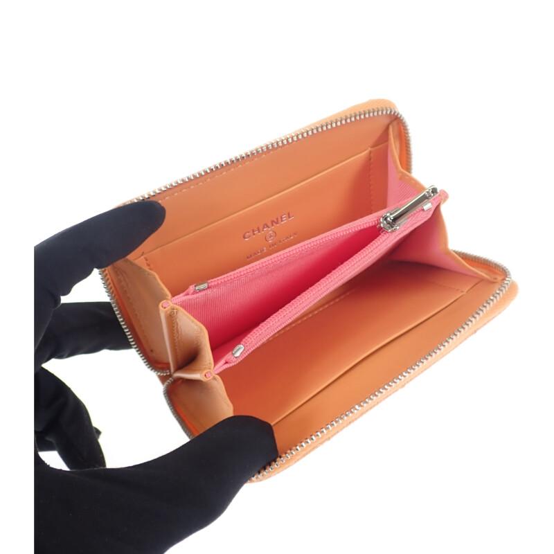 Chanel AP3716_B14928_NS838 Кошелек для монет Оранжевый Женский