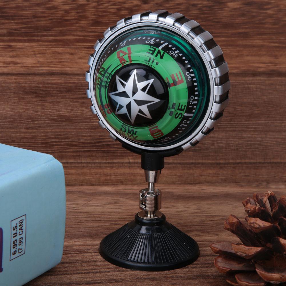 Пластиковый портативный автомобильный компас-шар для украшения автомобиля, навигационные инструменты