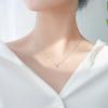 Flash Diamond Thousand Paper Crane Necklace Female Korean Version Small Fresh Cute Sweet Flying Animal Collarbone Chain Design Sense of Choker