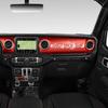 Приборная панель Бардачок Горный пейзаж Виниловая наклейка для Jeep Wrangler / Gladiator, Наклейка для приборной панели Off Road Аксессуары