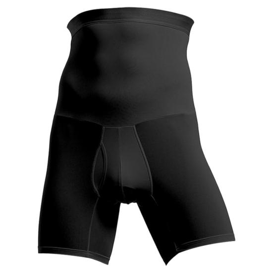 Men Breathable High Waist Slimming Bodysuit Shorts Compression Shapewear Pants