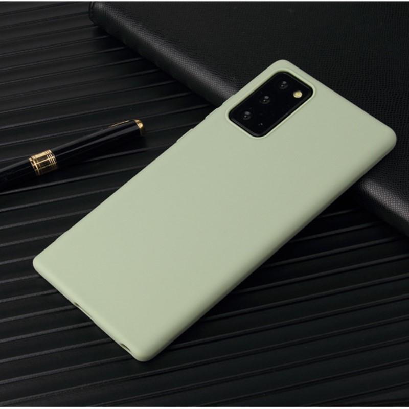 Для Samsung Galaxy S20 S20 Ultra S9 S10 lite S10e Note 8 9 10 Plus A10 A20 A50 A70 M10 M20 однотонный силиконовый чехол