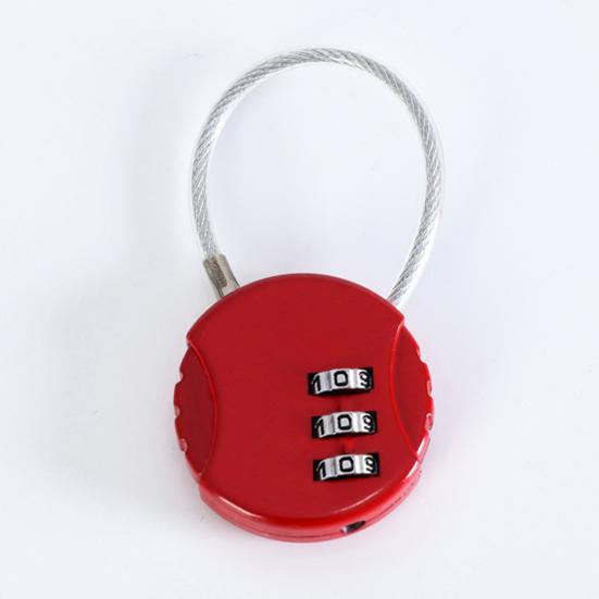 Противоугонный мини-дорожный чемодан с паролем и ключом, рюкзак с 3-значным навесным замком