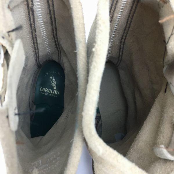 Винтажные ботинки инженера Carolina PT/91 с металлическим подноском, 90-е годы, размер примерно. 23.524.5см Бежевые Ботинки/Туфли(ИСПОЛЬЗОВАЛ)