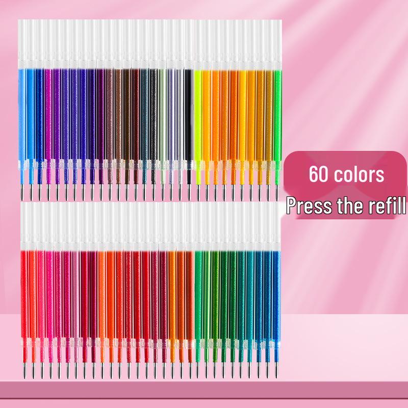 Luminous Glitter Gel Pen - Color-Changing Crystal Sand Effect for Journaling & Drawing.