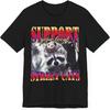 Support Your Local Street Cats T-Shirt Funny Meme Raccoon Opossum Bootleg Unisex Shirt