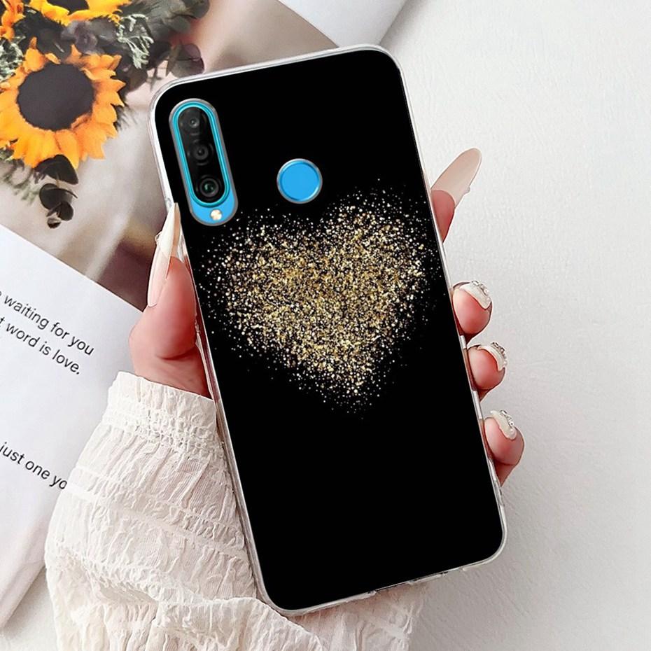 Милый чехол с рисунком для Huawei P30 Lite / P30 Pro / P30 Мягкий силиконовый ТПУ задняя крышка Чехлы для Huawei P30Lite P 30 P30Pro