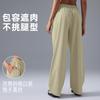 New Drape High Waist and Thin Casual Pants Quick-drying Breathable Straight Trousers Loose Wide-leg Suit Pants Women