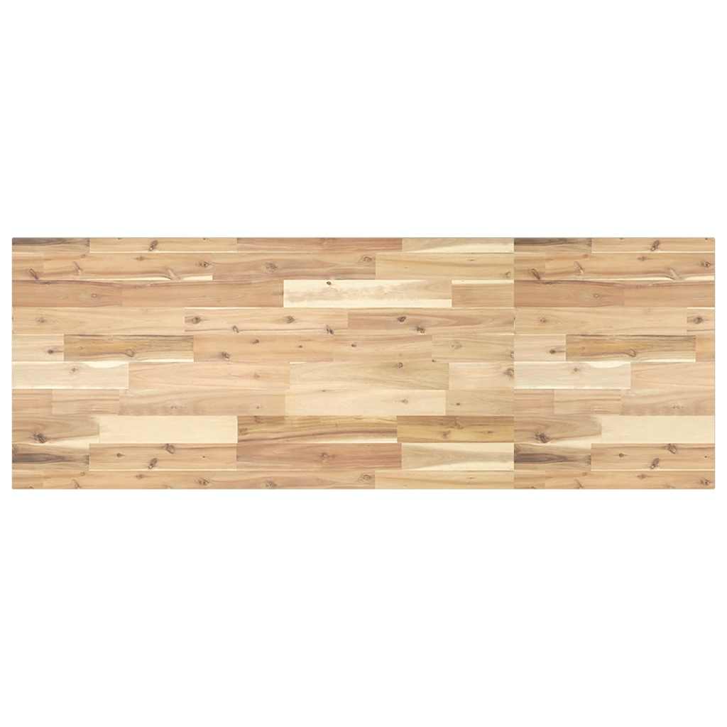 vidaXL Schreibtischplatte Unbehandelt 120x50x2 cm Massivholz Akazie