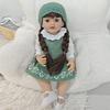 55СМ Кукла Дуду Симуляция Виниловая кукла Младенец Мягкая резиновая игрушка Полный клей Кукла-младенец