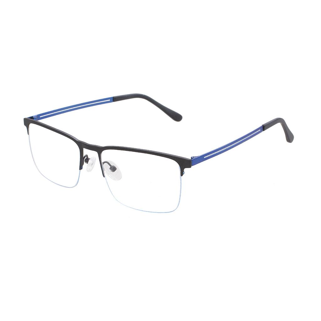 Sven Half-Frame Business Men's Miopia Glasses Square Frame Universal Casual Metal Glasses Frame Small Frame