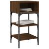Nightstands 2 Pcs Brown Oak Effect 35 X 34.5 X 70 Cm Particleboard