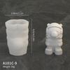 Новая Распродажа 3D Космический Астронавт Силиконовые Формы для Свечей Мягкие Легко Извлекаются Ручная Работа Космическая Тема Гипсовые Поделки Форма для Смолы Цемента