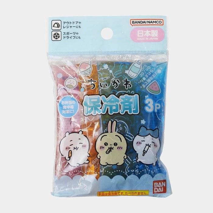Bandai Chiikawa Cooling Gel Packs 6-Pack (3 x 2) Made in Japan