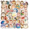 50 Милых Мультяшных Разных Стилей Маленьких Наклеек с Ежиками Ручной Аккаунт Чемодан Чашка для Воды DIY Декоративные Наклейки